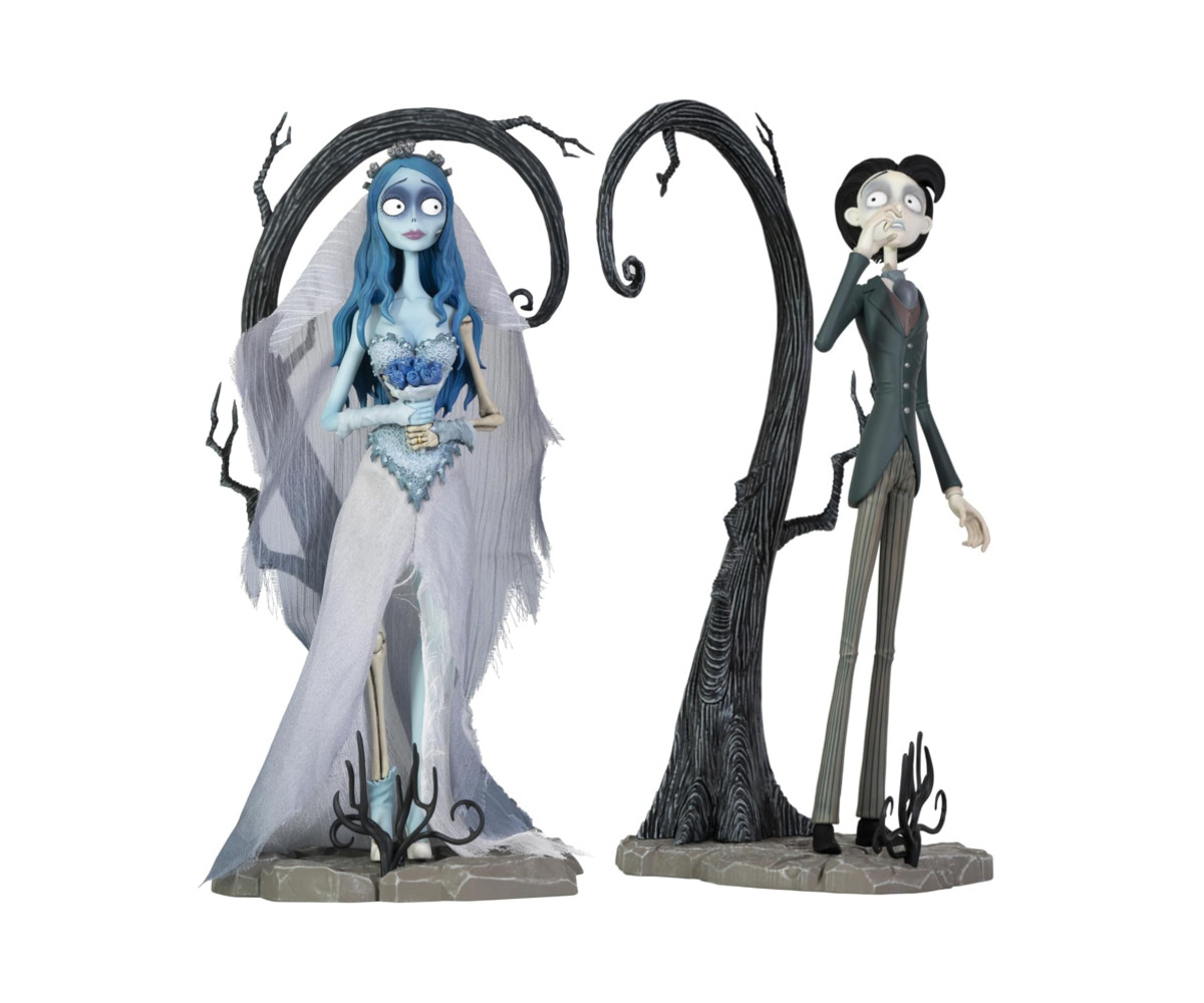 OFFICIAL TIM BURTON CORPSE BRIDE EMILY VICTOR FIGURE FIGURINE NEW