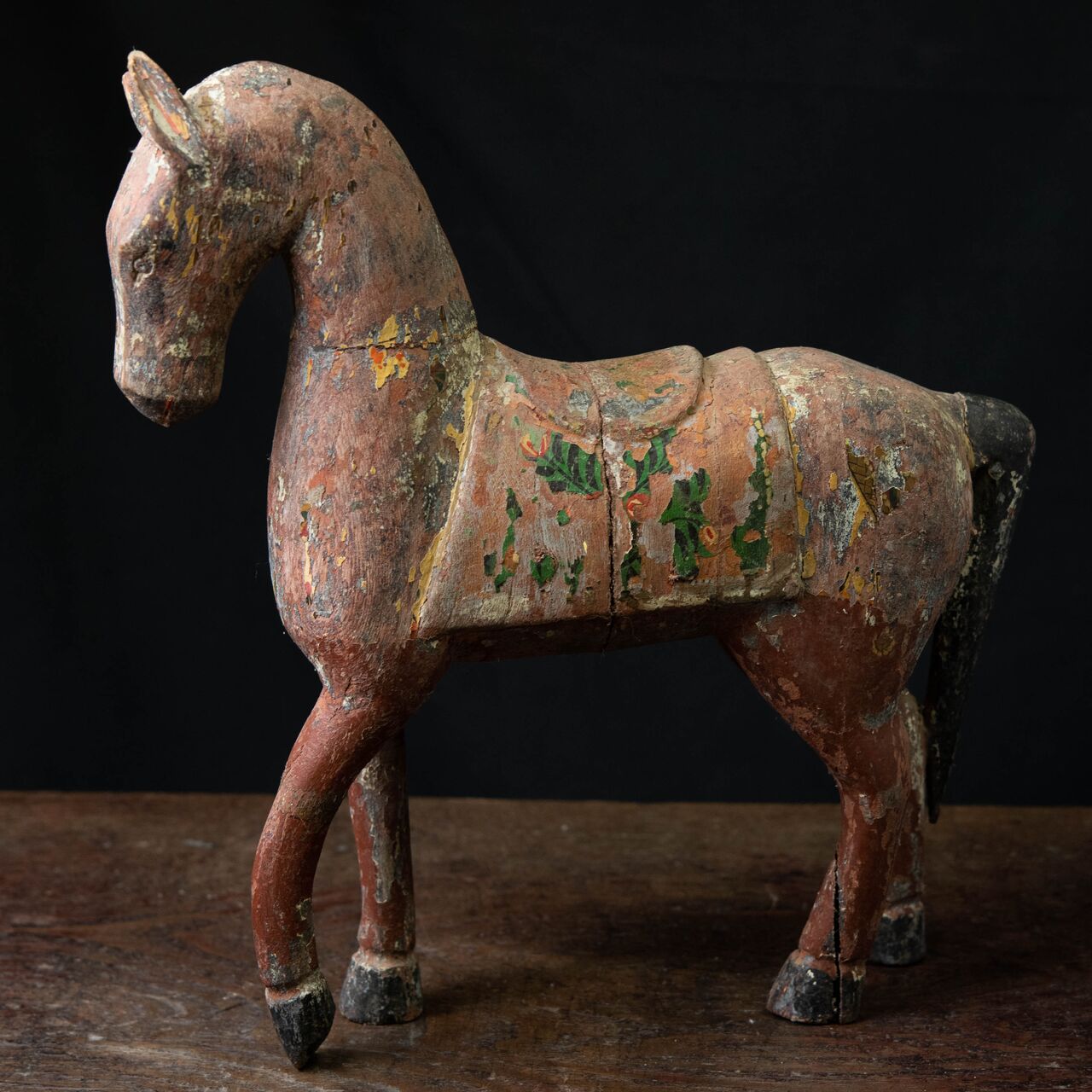 木工芸 :: 木彫 馬 大 インド | COTTOU.JP 骨董の通販マーケットプレイス