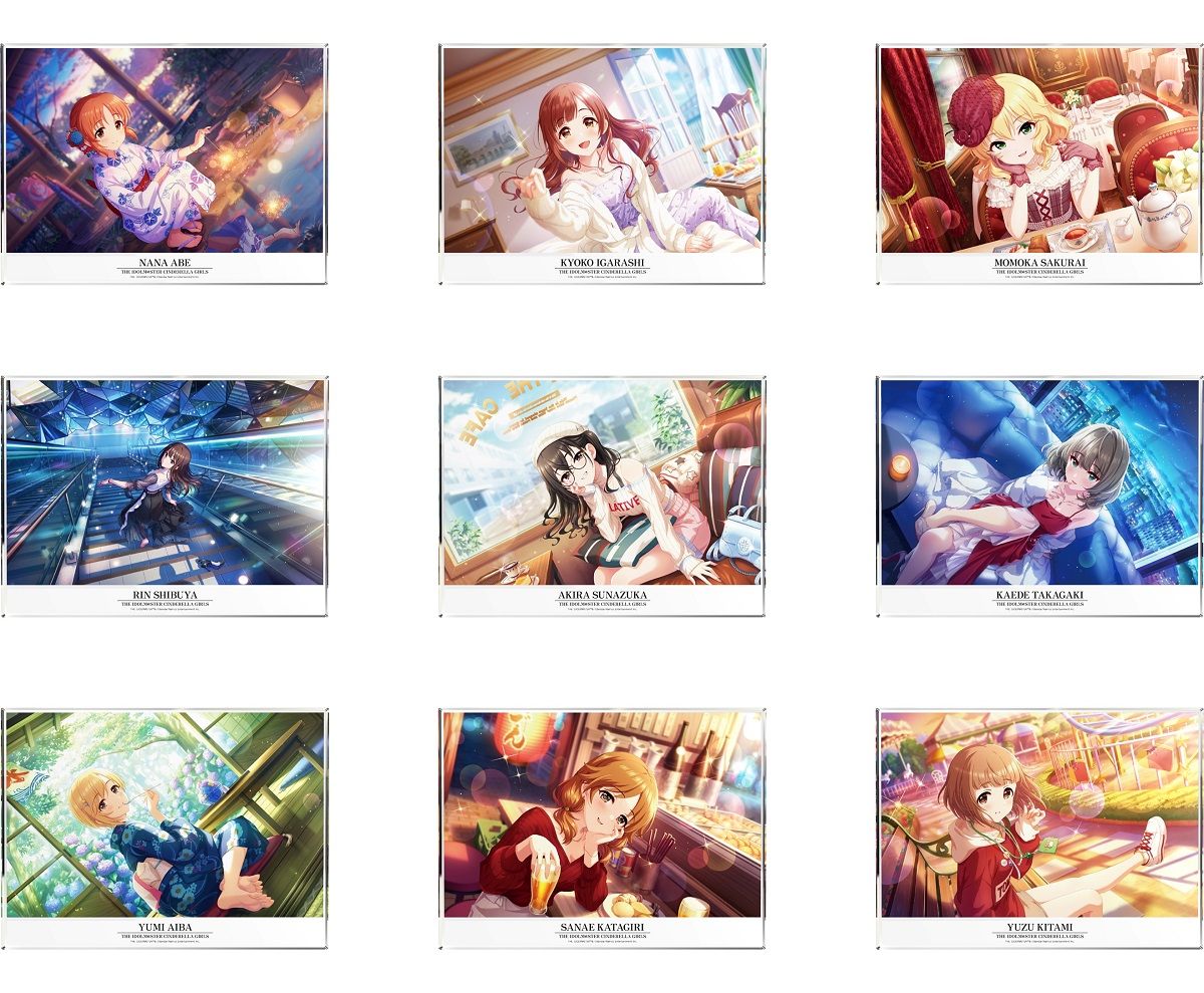 シンデレラ】11月8日(金)、アイドルフォトパネルに新柄が登場！同日