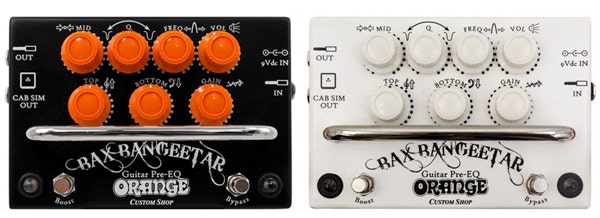 ORANGE BAX BANGEETAR GUITAR PRE-EQ PEDAL - WHITE Rockshop