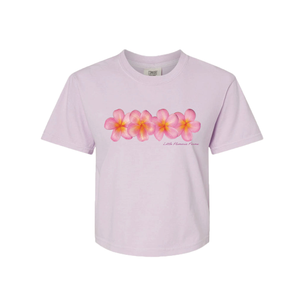 Women's T-Shirt: Pink Plumeria - Clark Little Photography