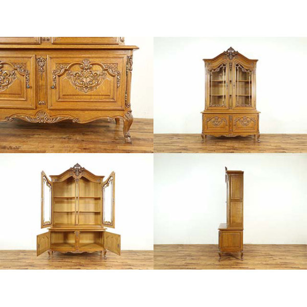 1920年頃 オーク材 フランス アンティーク・キャビネット