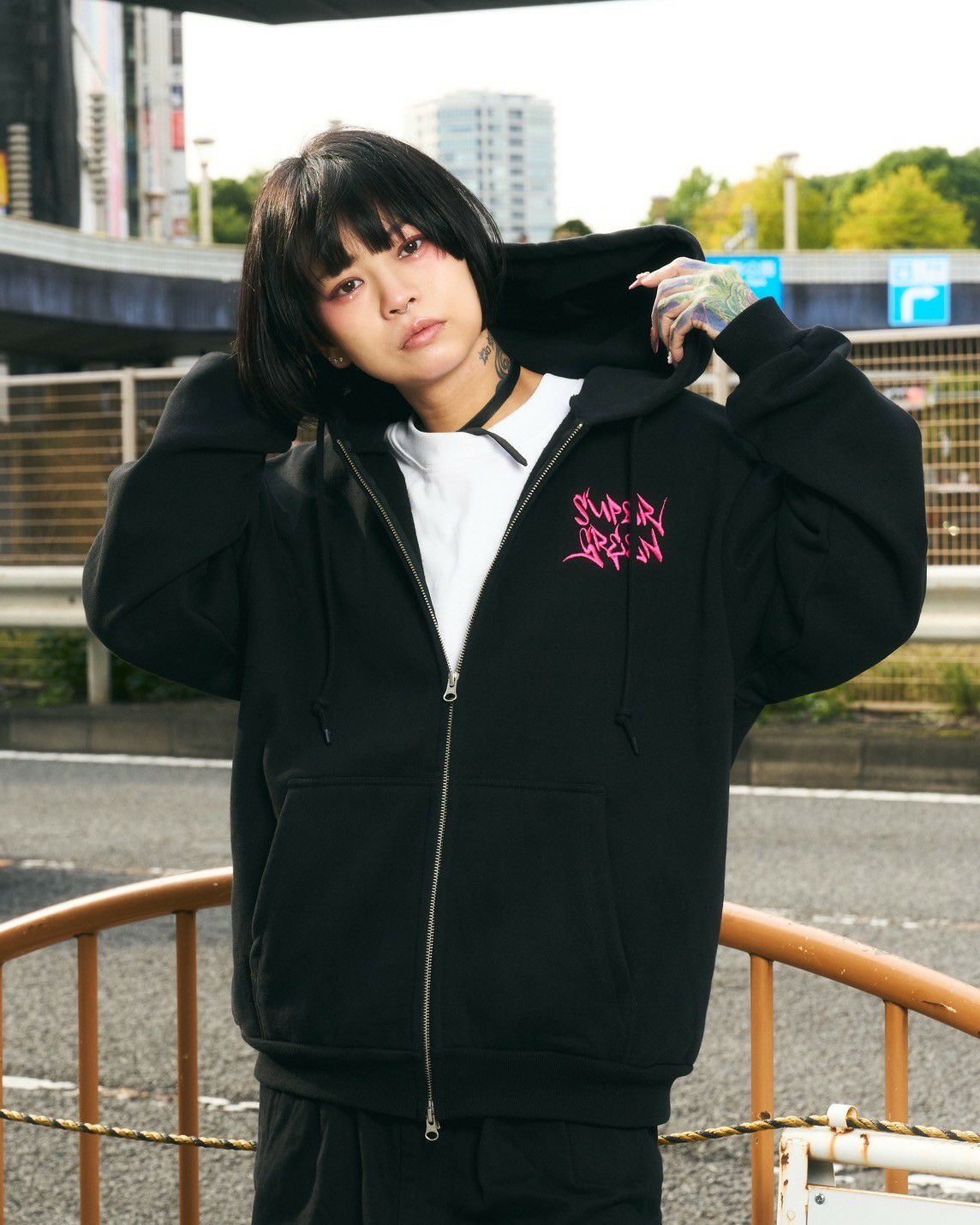 SG NEO HANNYA Zip Parker（Black） | Classic clothing