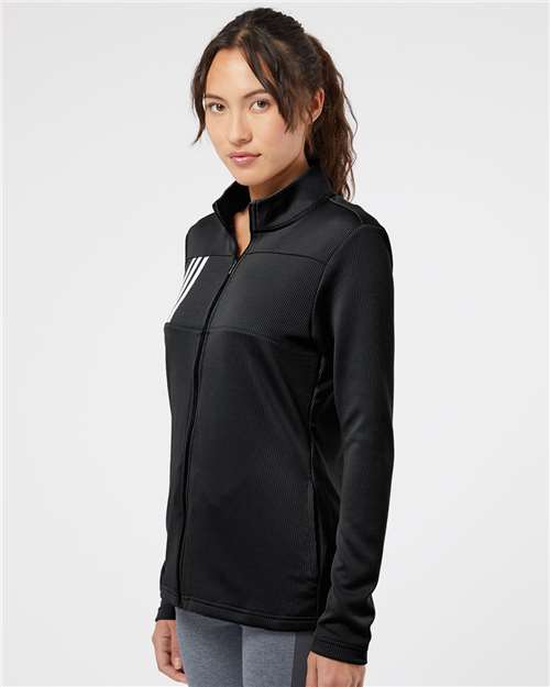 Adidas Women's 3-Stripes Double Knit Full-Zip A483 – Classic