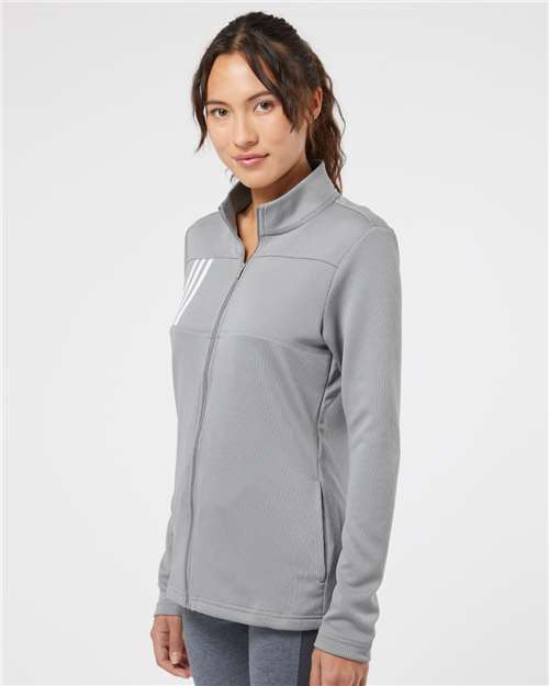 Adidas Women's 3-Stripes Double Knit Full-Zip A483 – Classic