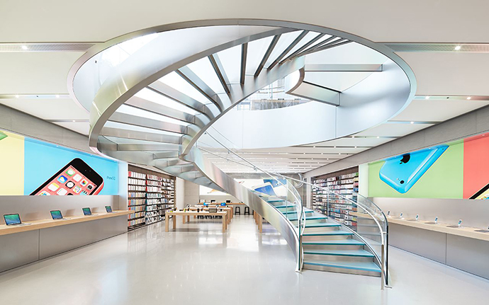 ガラスのらせん階段を作れるAGC「レオフレックス」【手すり壁編