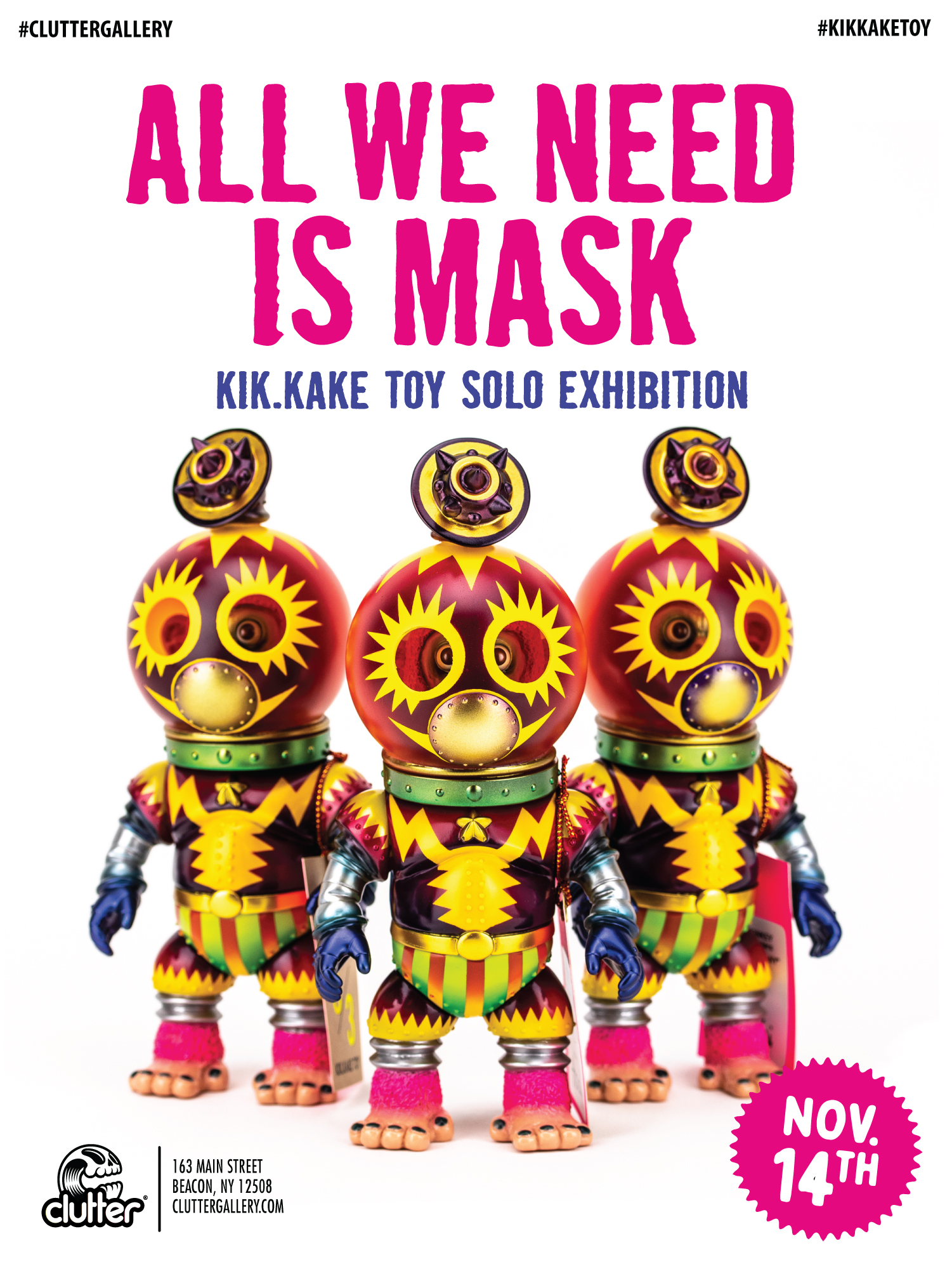 Category: All We Need is Mask! Kik.Kake Solo show