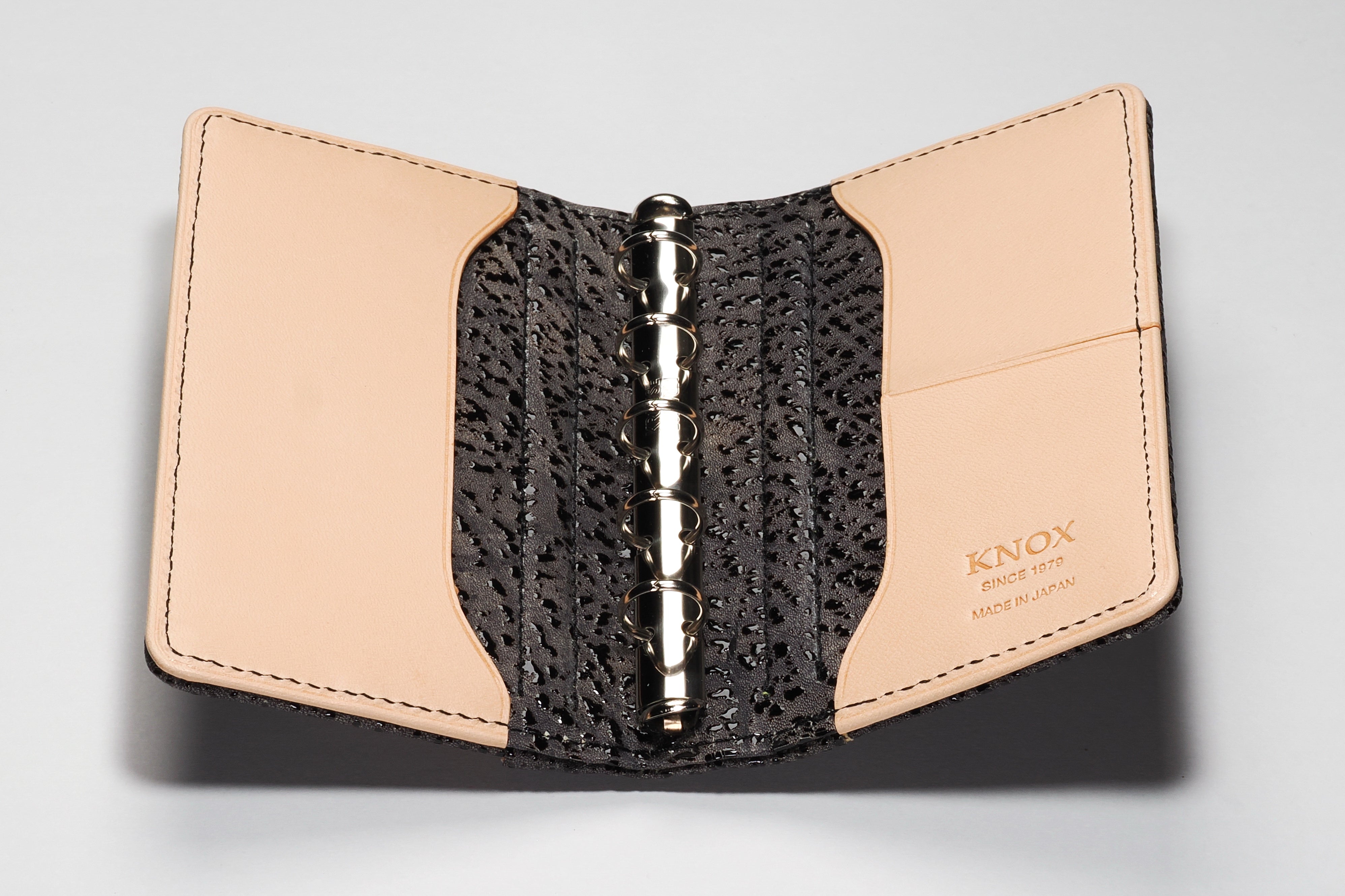 システム手帳 エヌ/ピアス趣味文スペシャル 艶漆（つやうるし）ミニ5