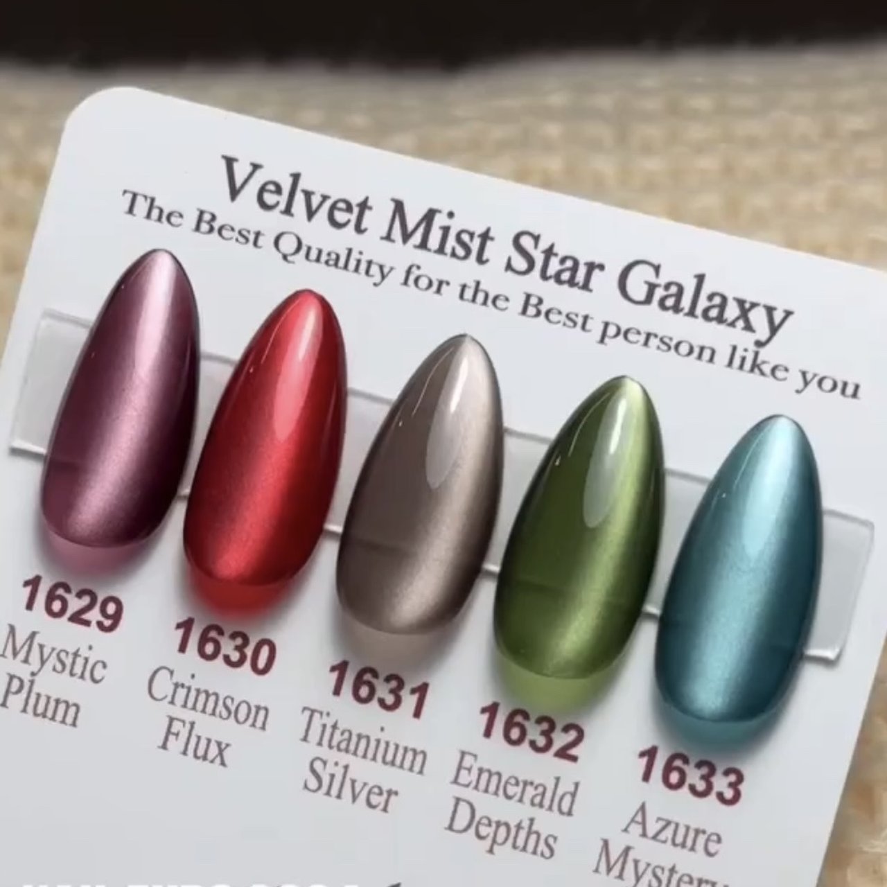 ICEGEL ABLACK ベルベットミストスターギャラクシージェル 5色セット