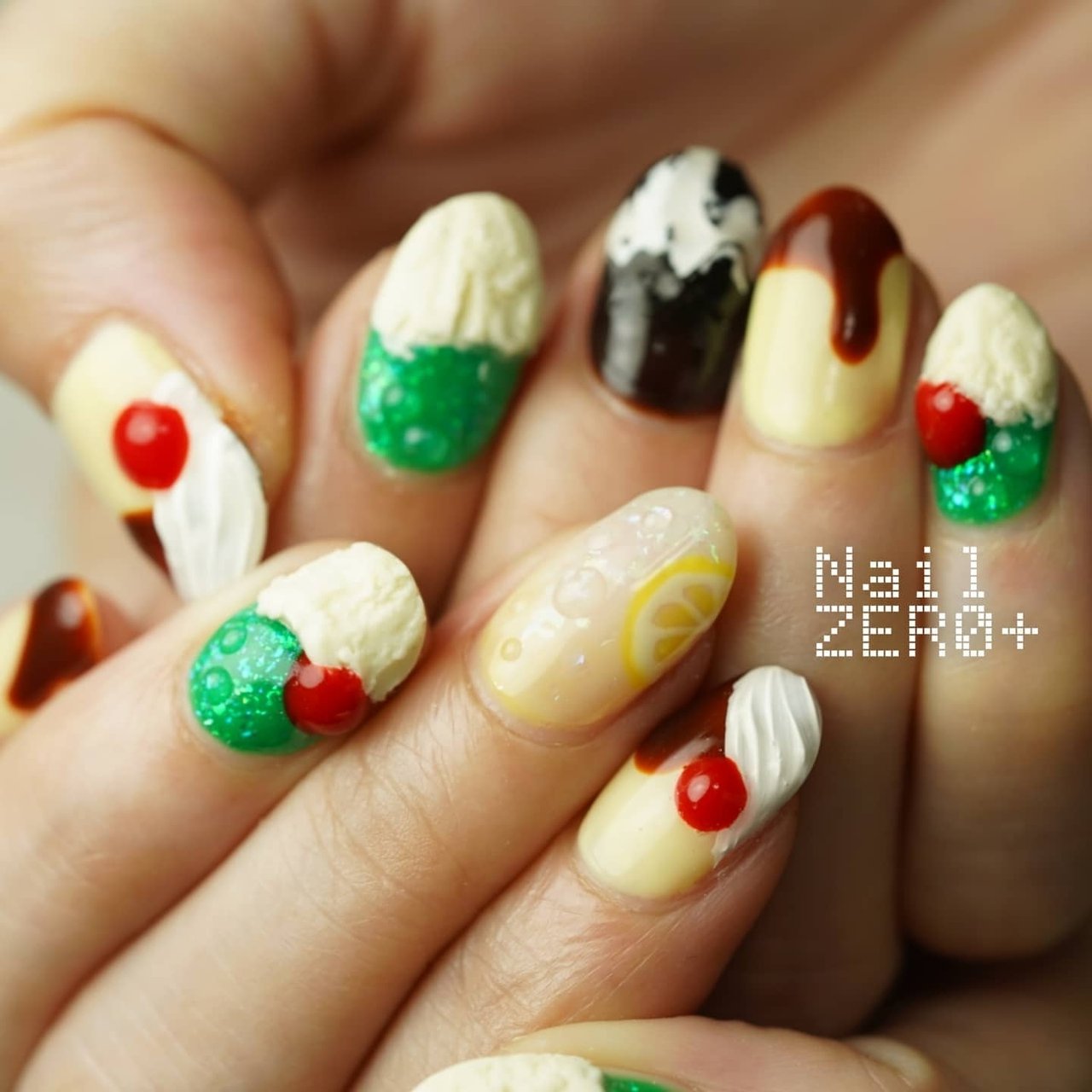 夏/リゾート/パーティー/女子会/ハンド - 塩見隼人 [池袋]ネイルゼロ