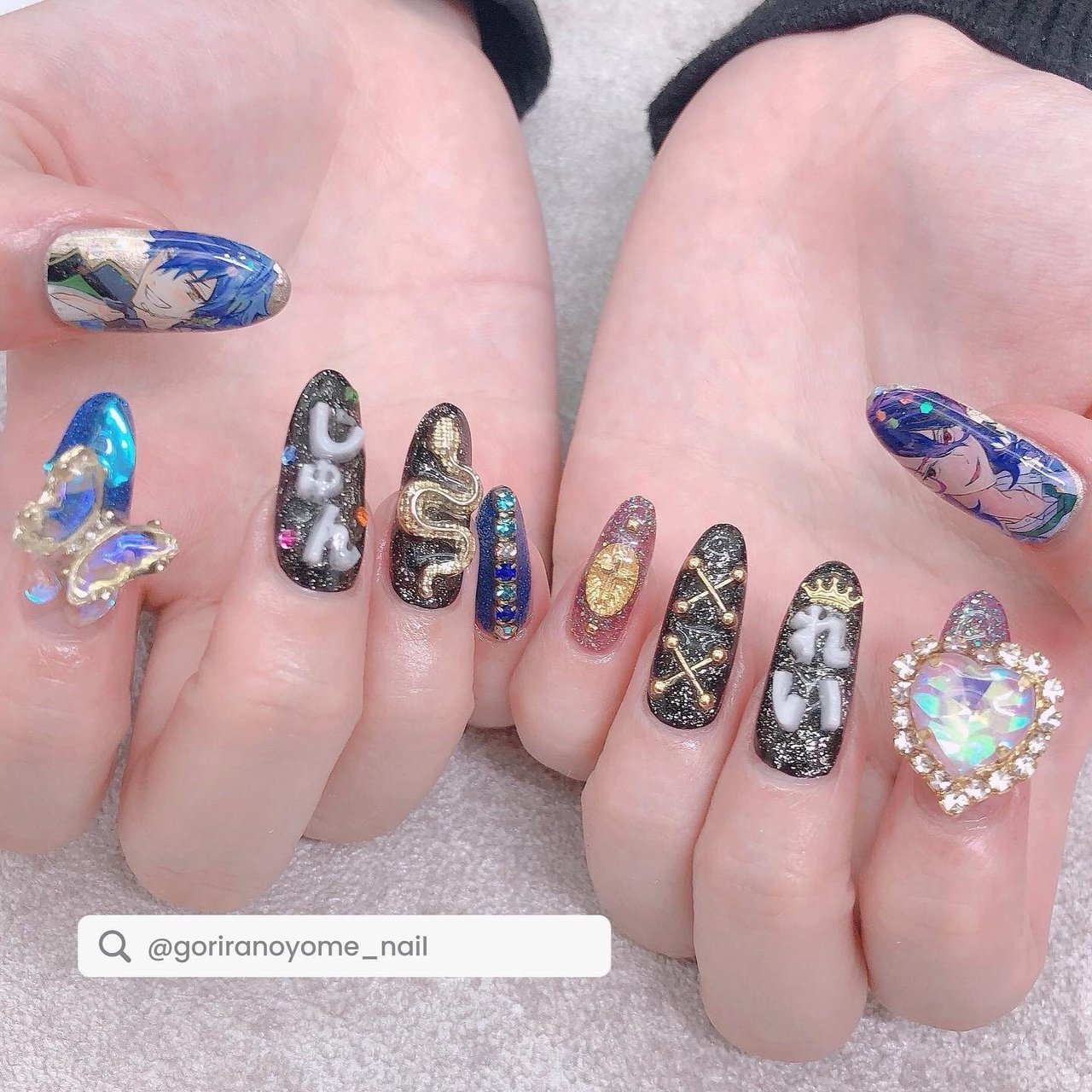 痛ネイル/ジェルネイル - NAILSALON 710-ﾅﾅｲﾁｾﾞﾛ-のネイルデザイン[No