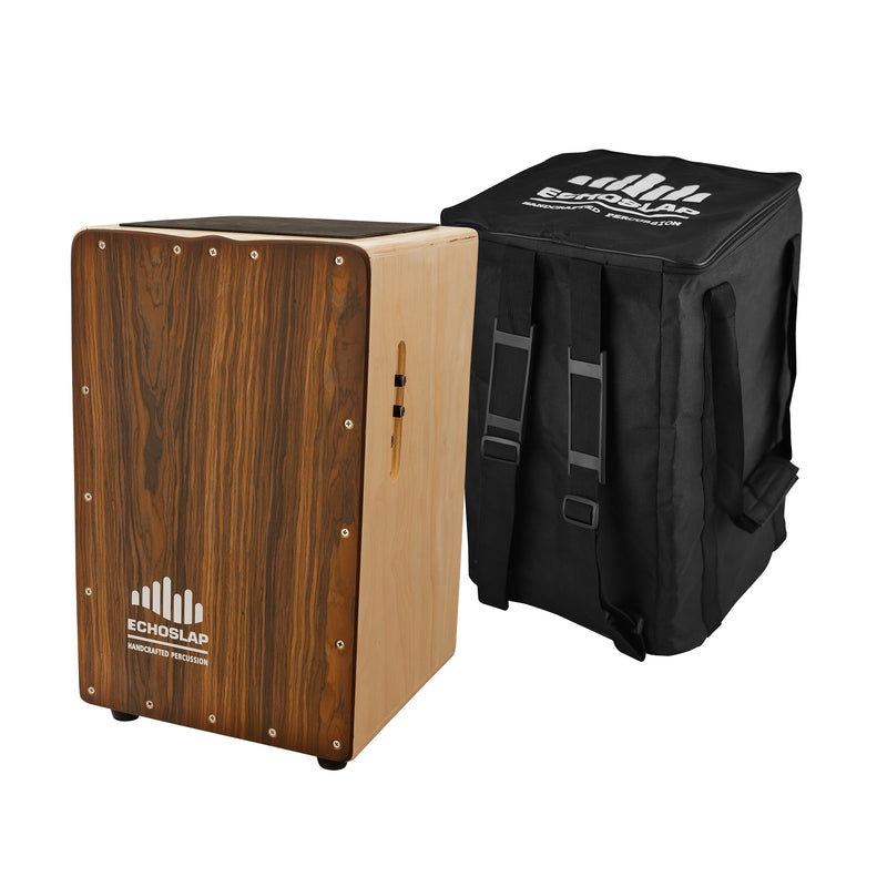 SO401-BR | Solid Electric Cajon - Brazilian Rosewood | Echoslap by