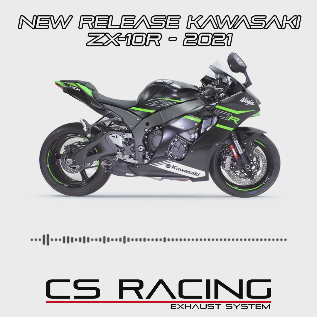2021-on Kawasaki Ninja ZX-10R / RR CS Racing De-cat Slip-on