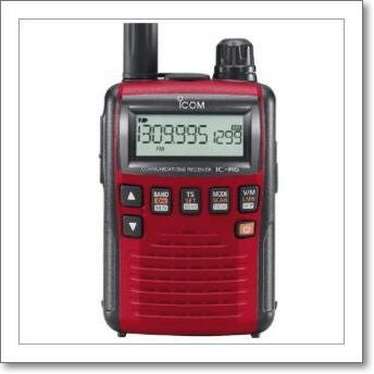 IC-R6メタリックレッド/エアバンドSP Ver.2□CQオームオリジナル液晶