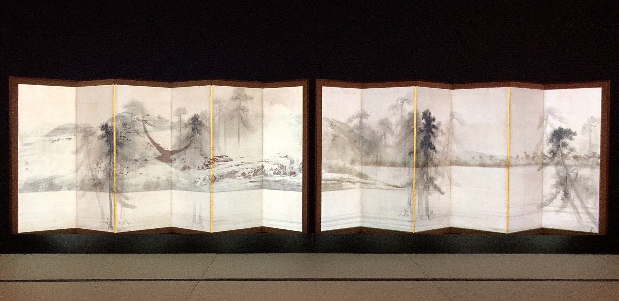 高精細複製品によるあたらしい屏風体験「国宝 松林図屏風」