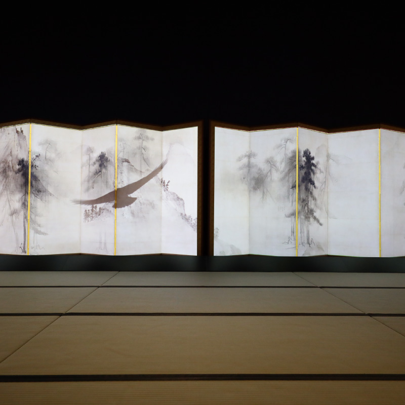 高精細複製品によるあたらしい屏風体験「国宝 松林図屏風」