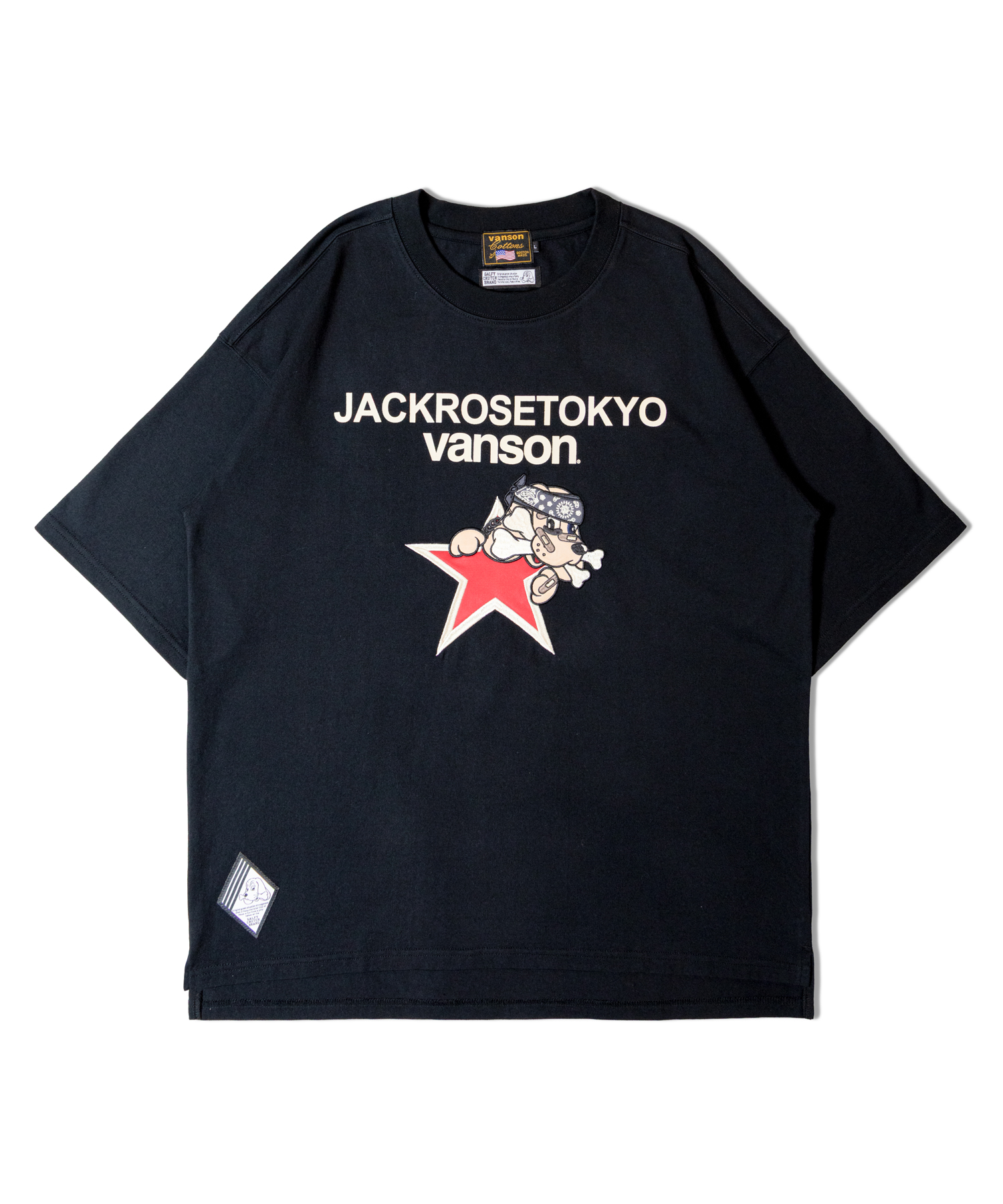 株式会社ク・ラッチ / 【VANSON×GALFY×JACKROSE】星犬Tee JGV-001 (152382)