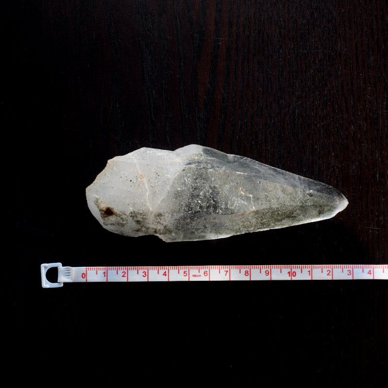 ガネーシュヒマール産 ヒマラヤ水晶ポイント 216g/127mm《クローライト