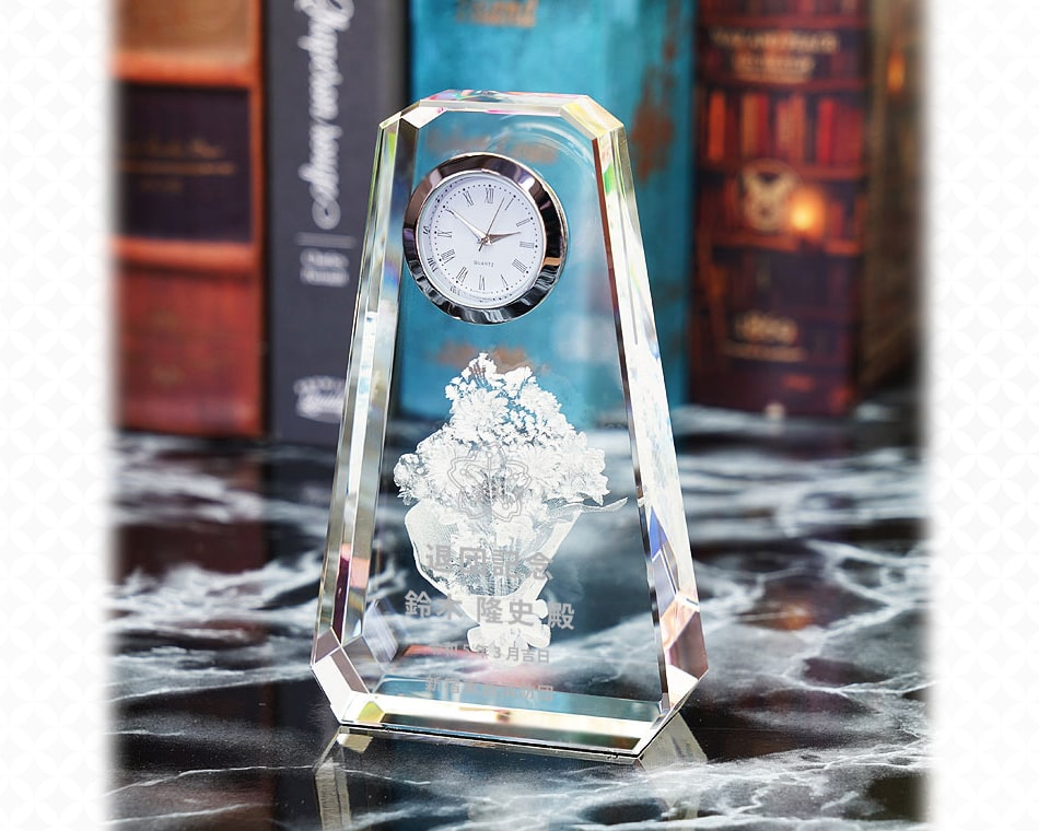 消防・警察・自衛隊記念品：SSS-80｜クリスタル・ガラス表彰記念品専門店