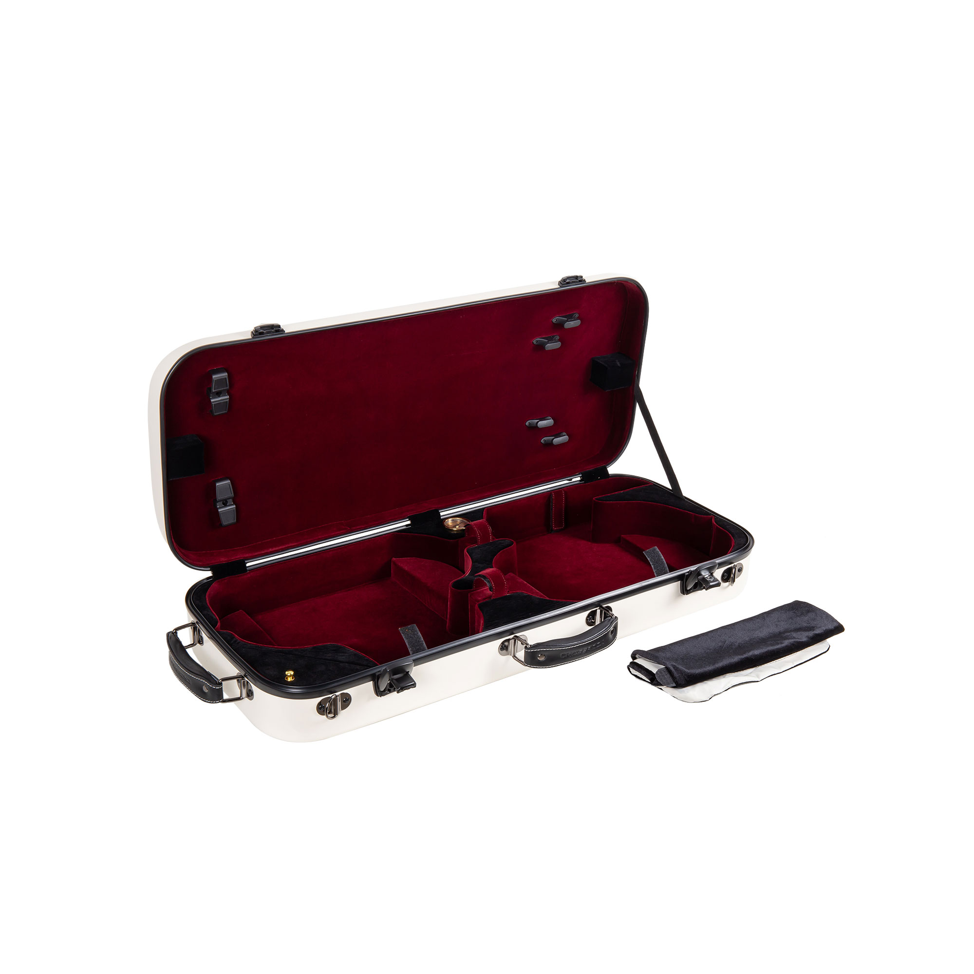 Fiberglass Double Case for 2 x Violins | Crossrock