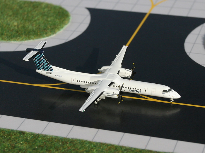 GJ70959 GEMINI JETS PORTER / ポーター航空 Dash 8 Q400 C-GLQB 1:400
