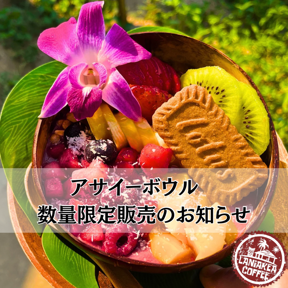 アサイーボウル 数量限定販売のお知らせ - ALOHA VILLAGE【高知市春野
