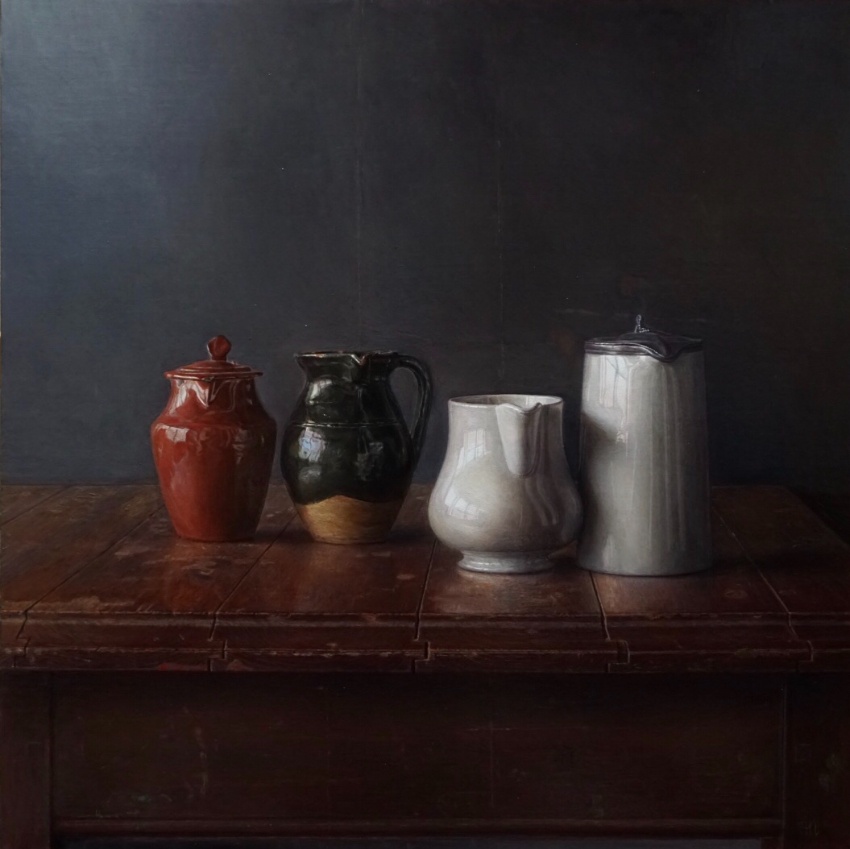 石田淳一 静物画 F10 タイトル nearly equal 2012年 真筆 石田淳一