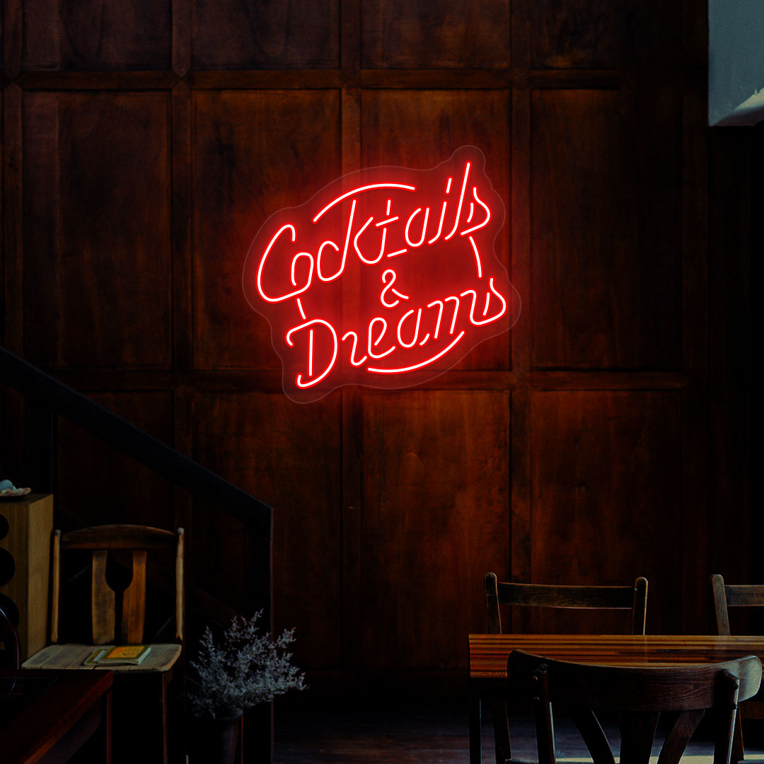 Cocktails and Dreams Neon Sign | CRAZY NEON® – Crazy Neon