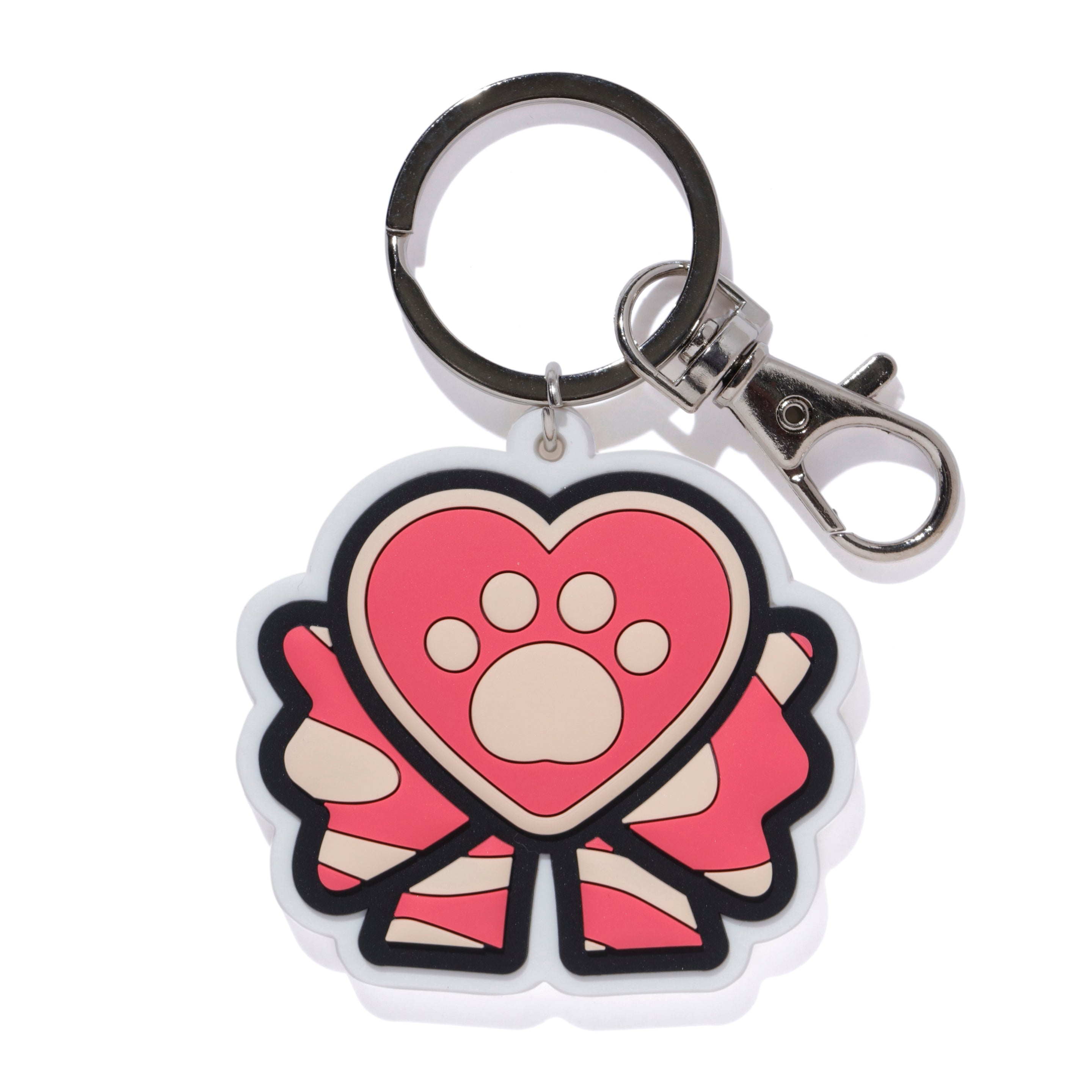 RUBBER KEYCHAIN – CRAZY RACCOON