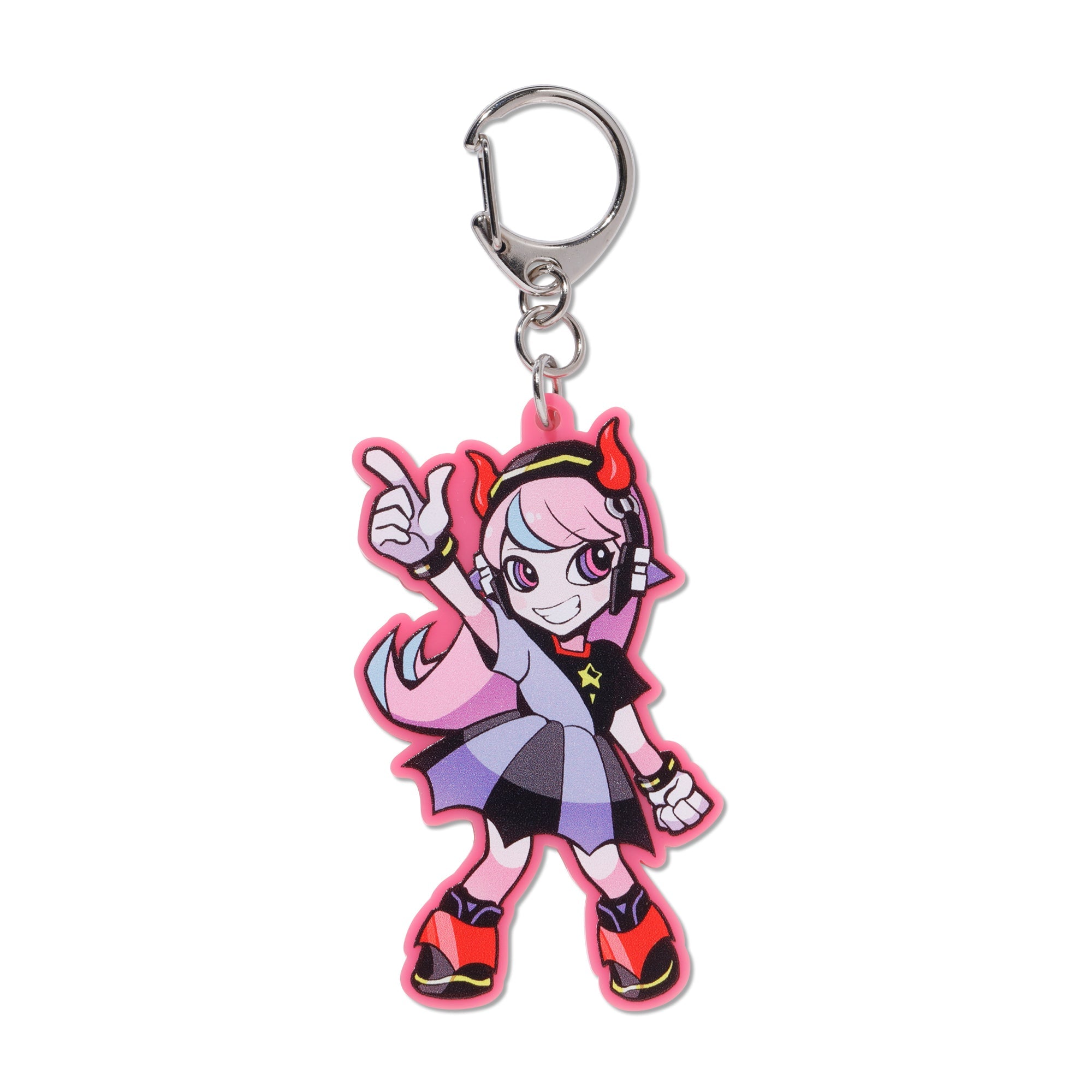 SELLY COLOR KEYCHAIN – CRAZY RACCOON