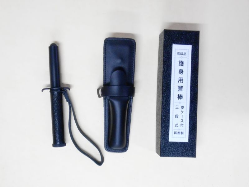 国産特殊警棒 スタンダード フルブラック