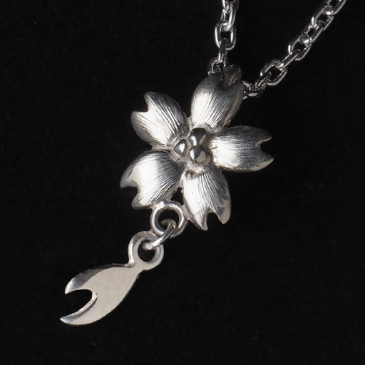 エス 桜ネックレス 桜一つタイプ シルバー925 [S-TS-01] 三浦砂織