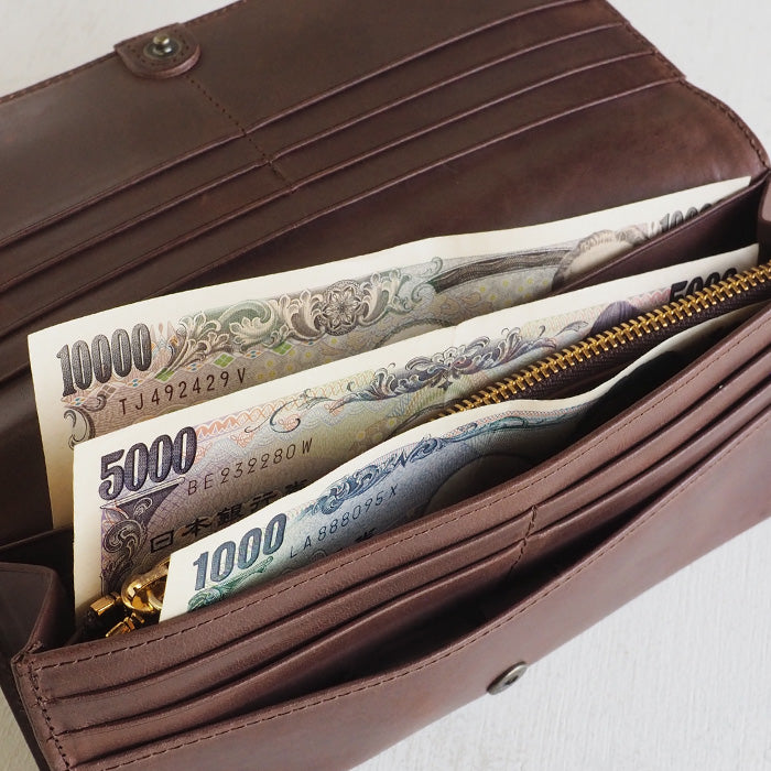 glart (グラート) ステンドグラスのアンティークドア ロングウォレット