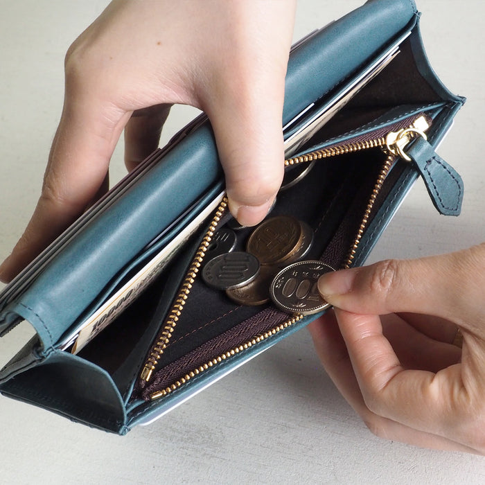 glart (グラート) ステンドグラスのアンティークドア ロングウォレット