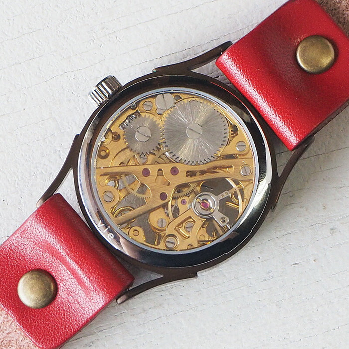 vie（ヴィー） 手作り腕時計 手巻き式 “compact mecha -コンパクト