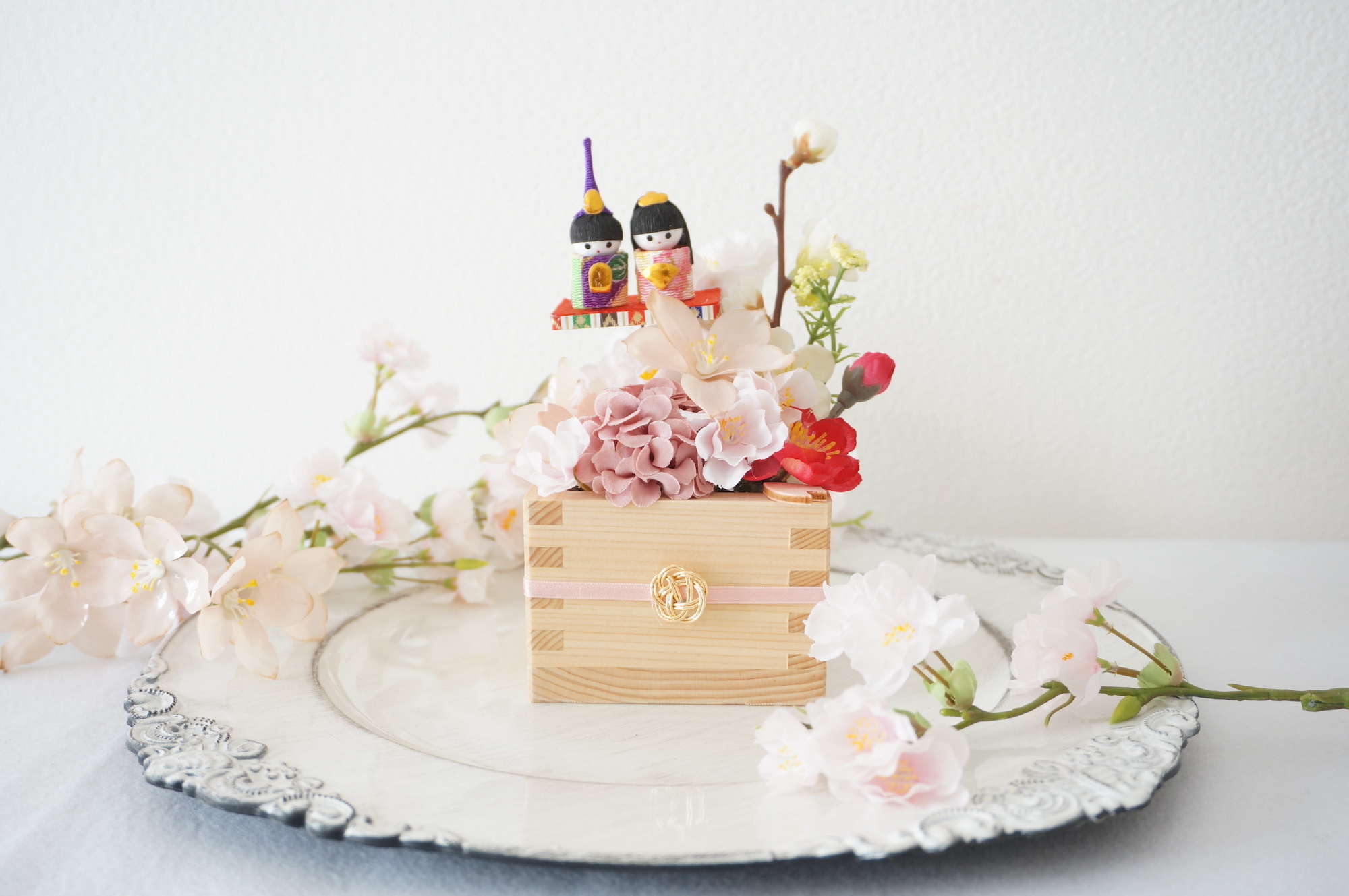 東京の木工・DIY・インテリアのワークショップ：【桃の節句】春のお花