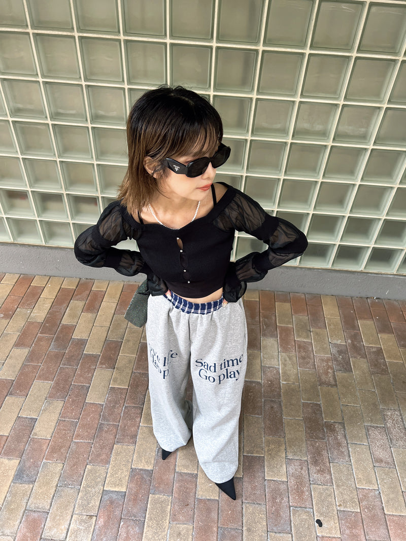 ロゴ入りレイヤードスウェットパンツ DPB79022 – CRAMMY