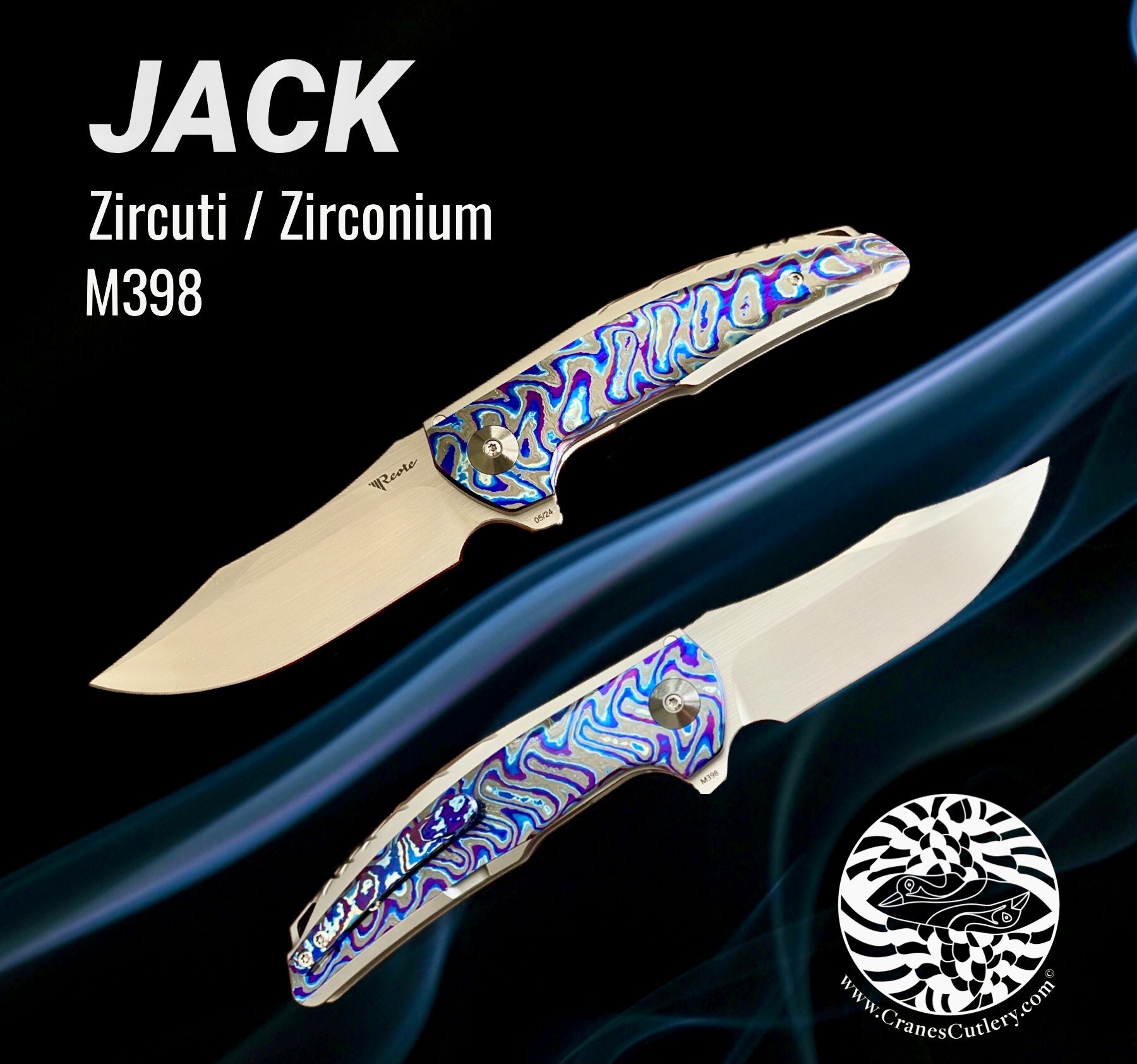 JACK 1.5 Integral with Zircuti inlay, Zirconium pivot, Mokuti