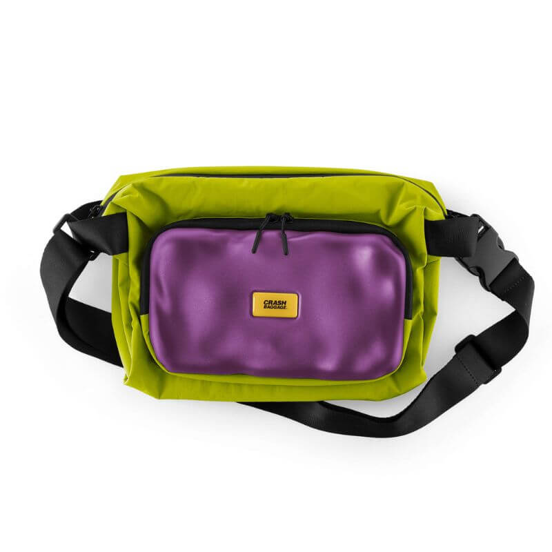 ソフト クロスボディ アシッド グリーン & バイオレット | CRASH