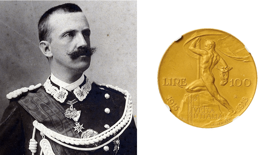 ヴィットリオ・エマヌエレ3世 在位25周年 100リレ金貨の魅力と価値を