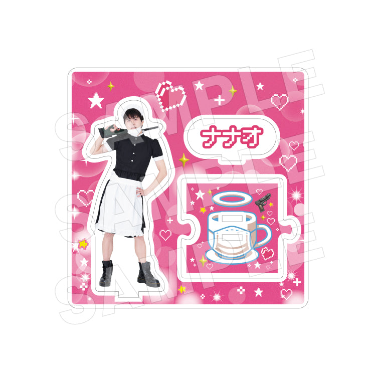 ナナオカフェ2025】7つ繋げてコンプリート!アクリルスタンド｜ナナオは