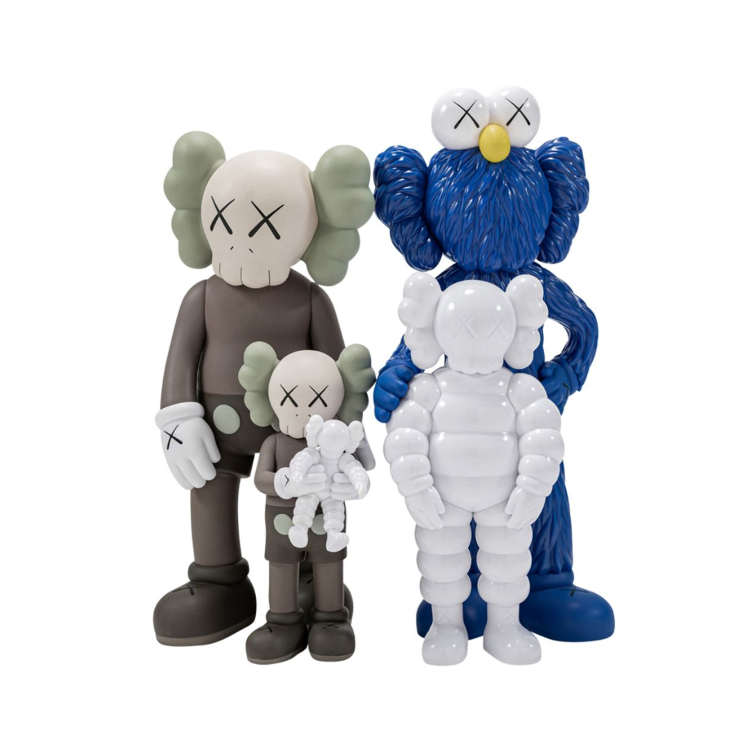 KAWS What Party Vinyl Figure Black