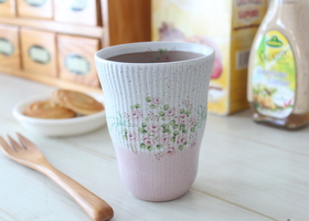 イマン エマ 陶器、ホーロー － フレンチカントリーのバラ柄、レース