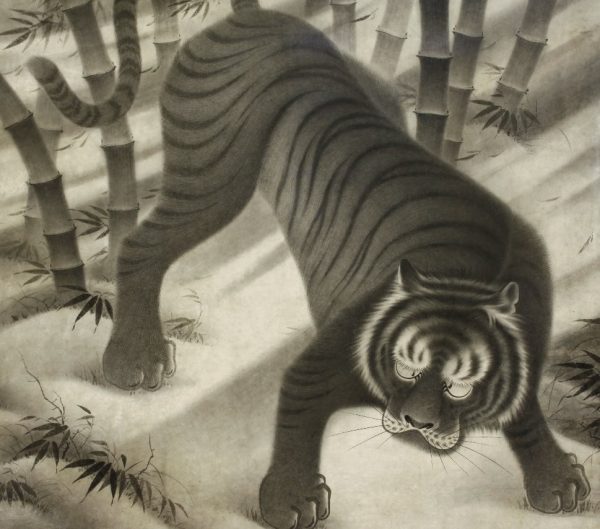 知られざる現代京都の超絶水墨画家（7）藤井湧泉の《雲龍嘯虎襖絵