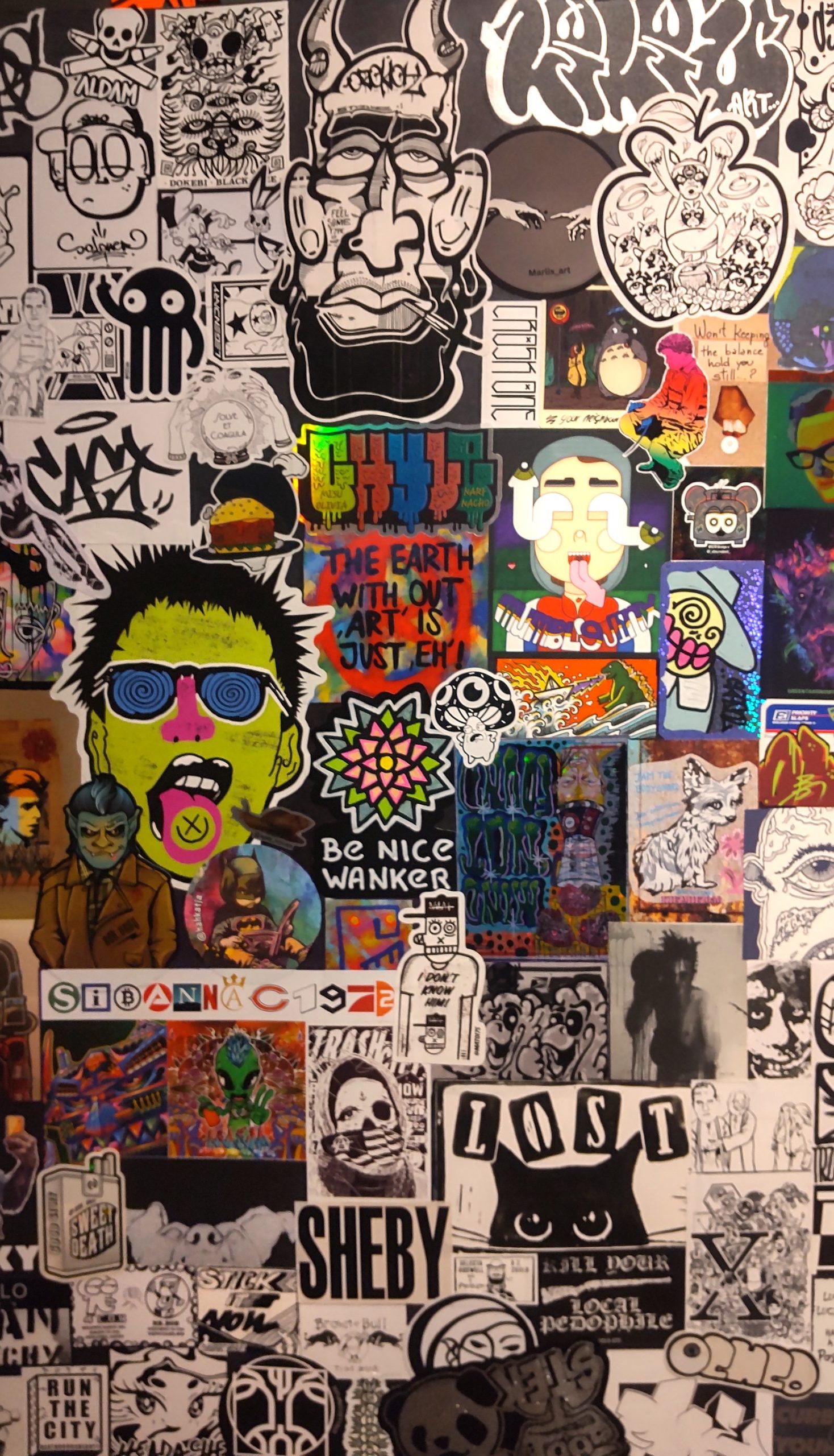 悪魔祓い」としてのステッカー論 市原尚士評 - 美術評論＋