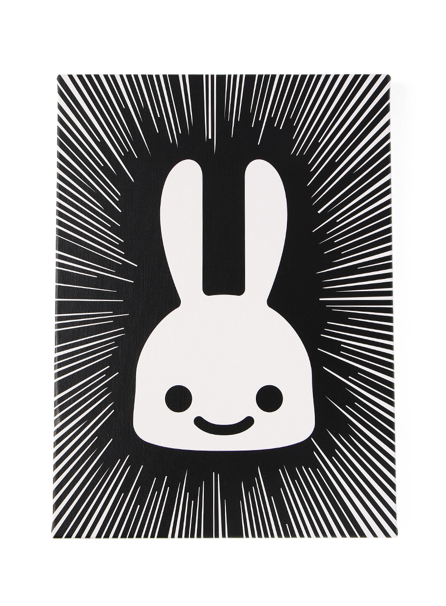 キャンバスパネル 集中線｜ウサギがいる｜CUNE ONLINE STORE