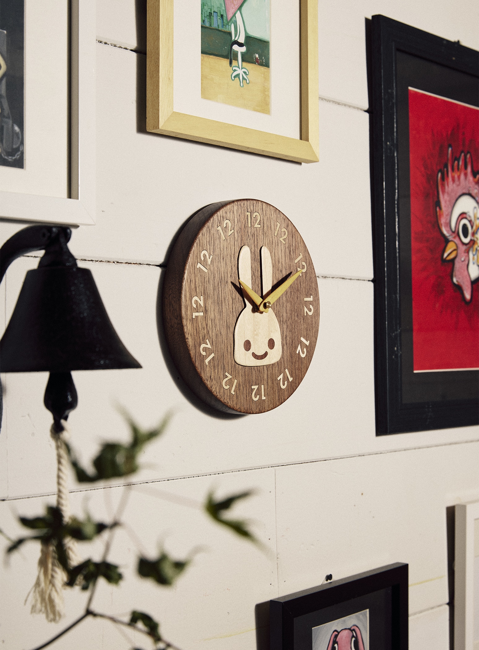 OS 12th Anniv. 全部12時の木の時計｜ウサギがいる｜CUNE ONLINE STORE