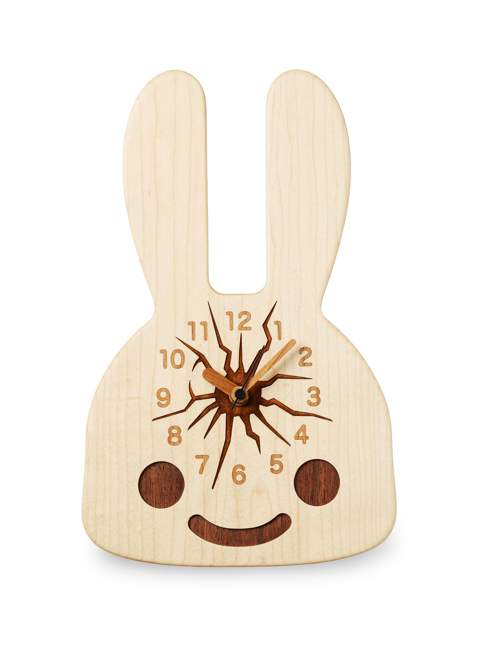 ひび割れ壁掛けとけい｜ウサギがいる｜CUNE ONLINE STORE