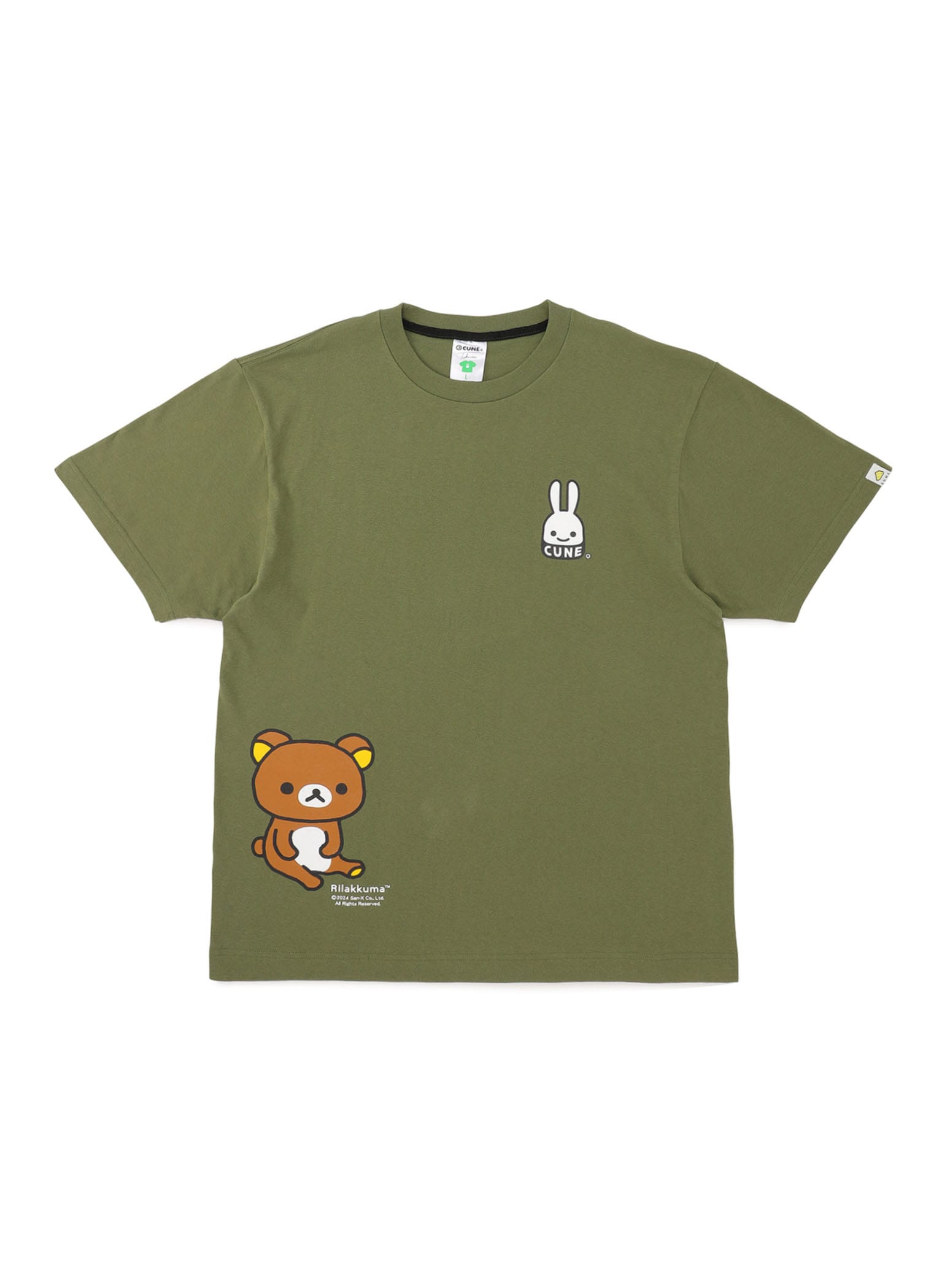 30th ANNIV T-SHIRTS リラックマとCUNEウサギ｜ウサギがいる｜CUNE
