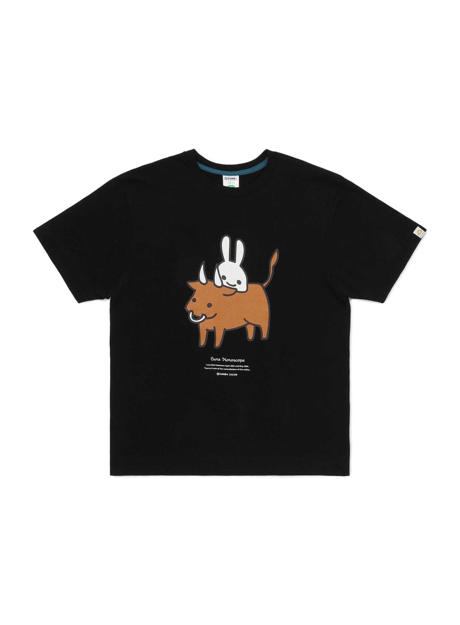 CUNE Horoscope S/S Tee 2025 おうし座｜ウサギがいる｜CUNE ONLINE STORE